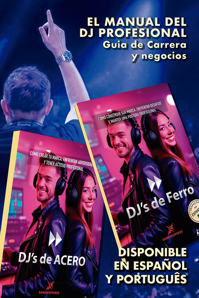 Portada Libro DJs de Acero, DJs de Ferro (Brasil)
